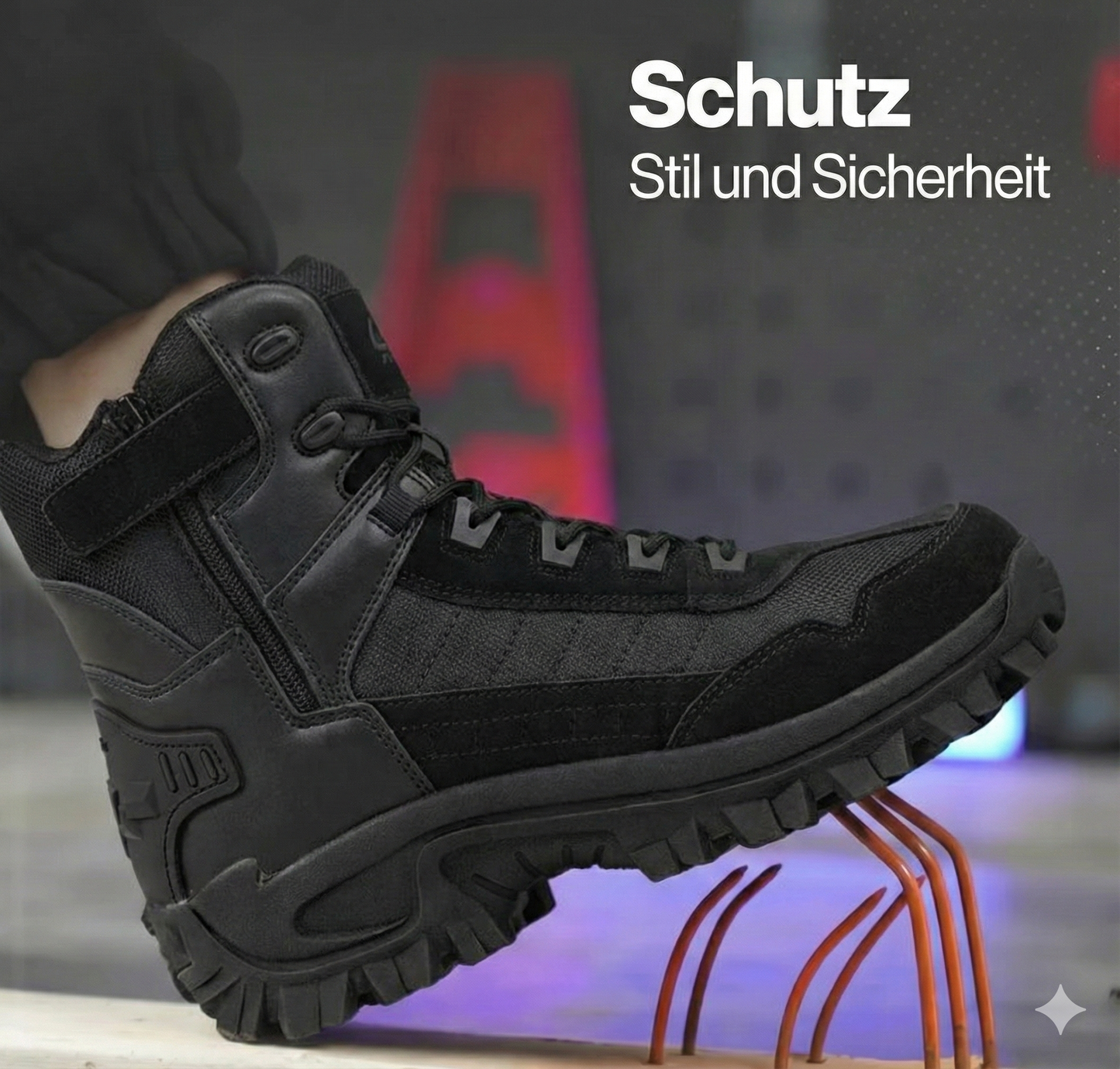 FOOTERA Orthopädische Outdoor & Arbeitsstiefel