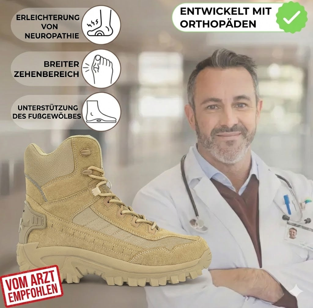 FOOTERA Orthopädische Outdoor & Arbeitsstiefel